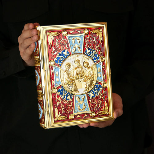 Holy Bible Book Cover Gold