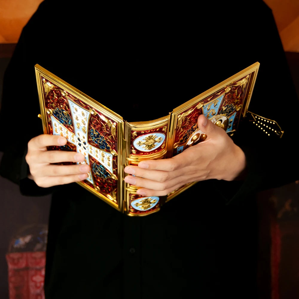 Holy Bible Book Cover Gold